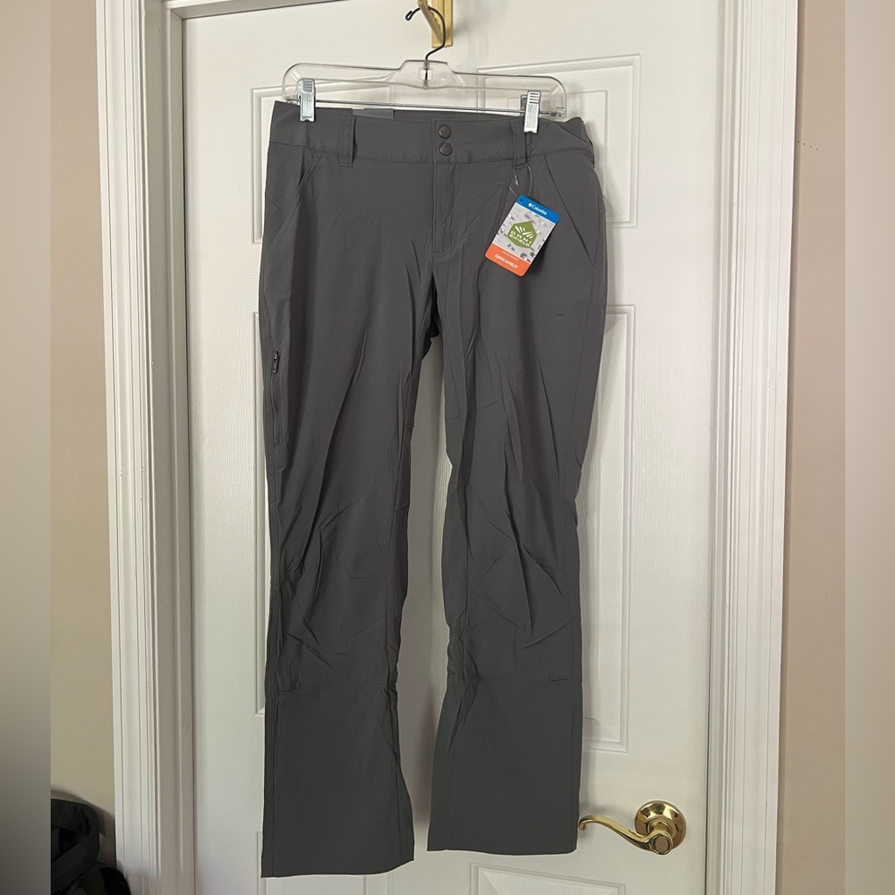 Columbia Women’s Active Fit Straight Leg Pant, OmniShield, 8Short